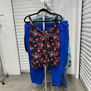 Torrid | Floral Tankini Top | size 2